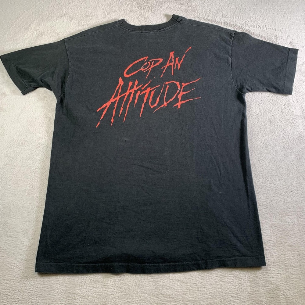 Vintage Joe Diffie Shirt Mens XL Black Honky Tonk Attitude Graphic 1993 90s USA - Picture 11 of 14
